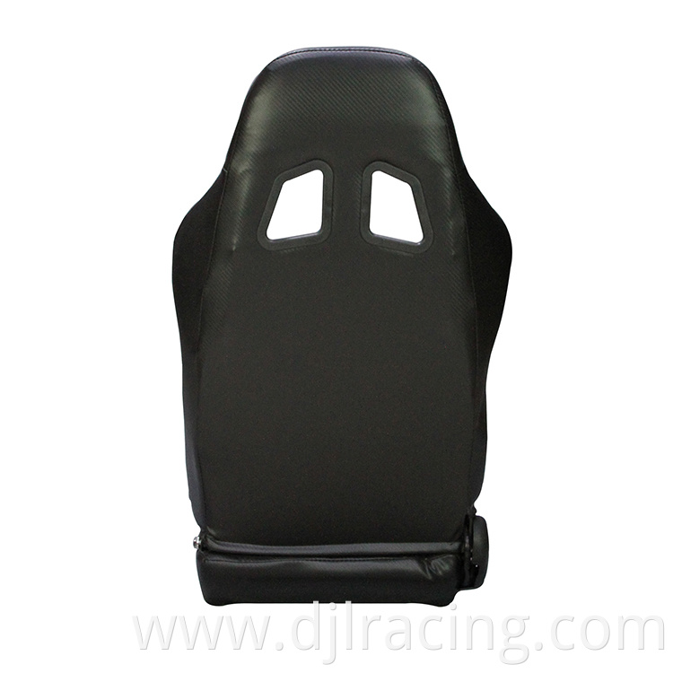 DJL-RS017A Fashionable PVC Leather Universal Automobile Racer with Slider Car Seats Use Tractor Racing Seat